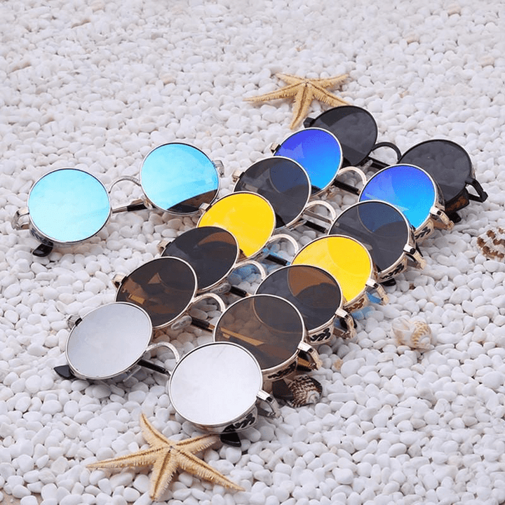 Kalsten | Steampunk Vintage Round Sunglasses Limited Edition