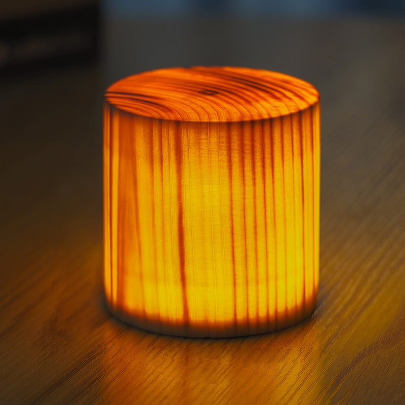 Table Lamp with Touch Control Wood Finish | Kalsten