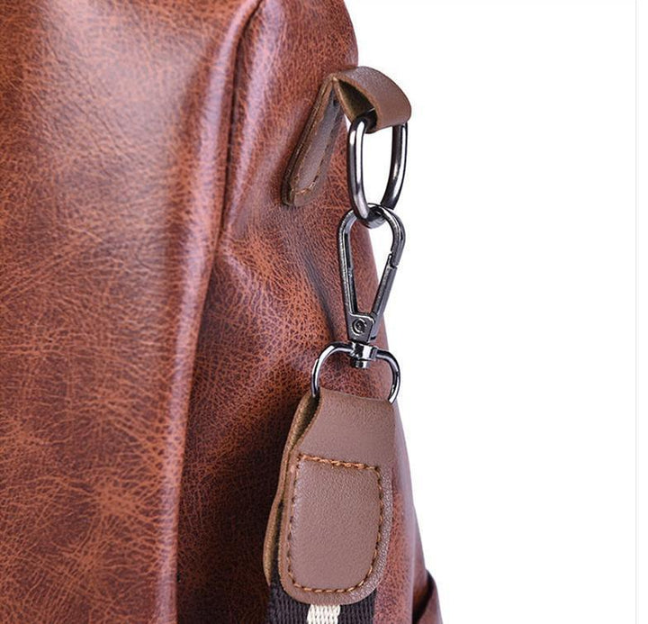 Noxord | Women's Anti-theft Leather Backpack