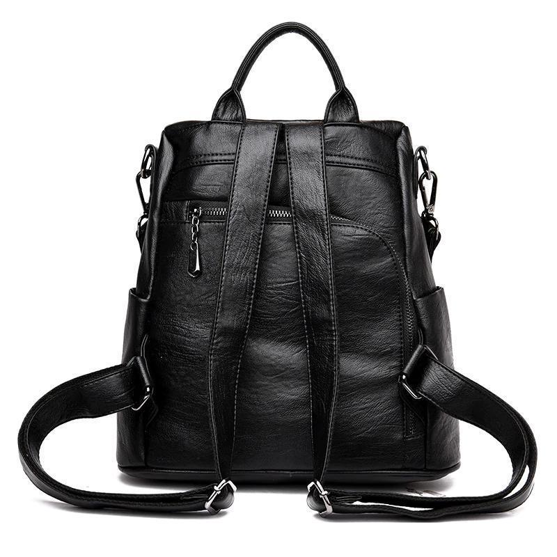 Noxord | Women's Anti-theft Leather Backpack