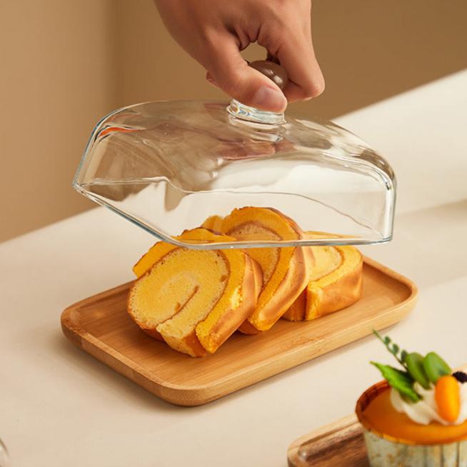 Kalsten | Wood and Glass Butter Holder - ButterElegance