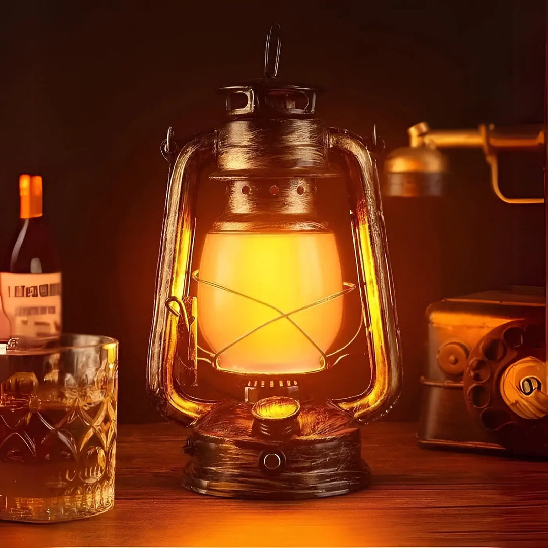 Industrial LED Hanging Lamp - for Cozy Evenings & Outdoor Use Noxord