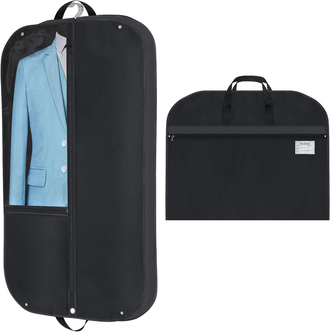 Waterproof Oxford Garment Bag – Suit Cover with Gusset & Pockets (2-Pack) | Kalsten